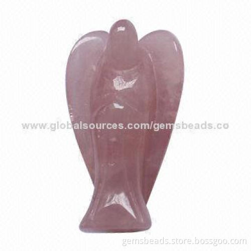 Gemstone angel sculpture